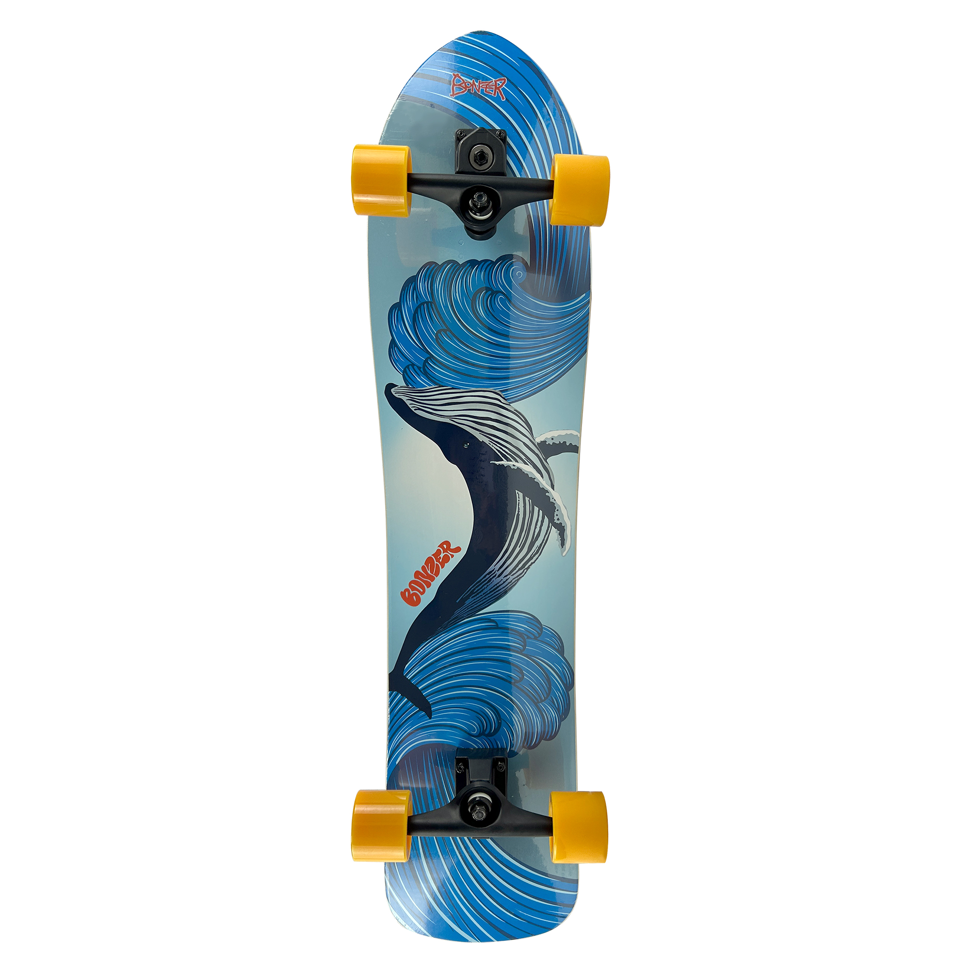 40" Surf Skateboard Complete